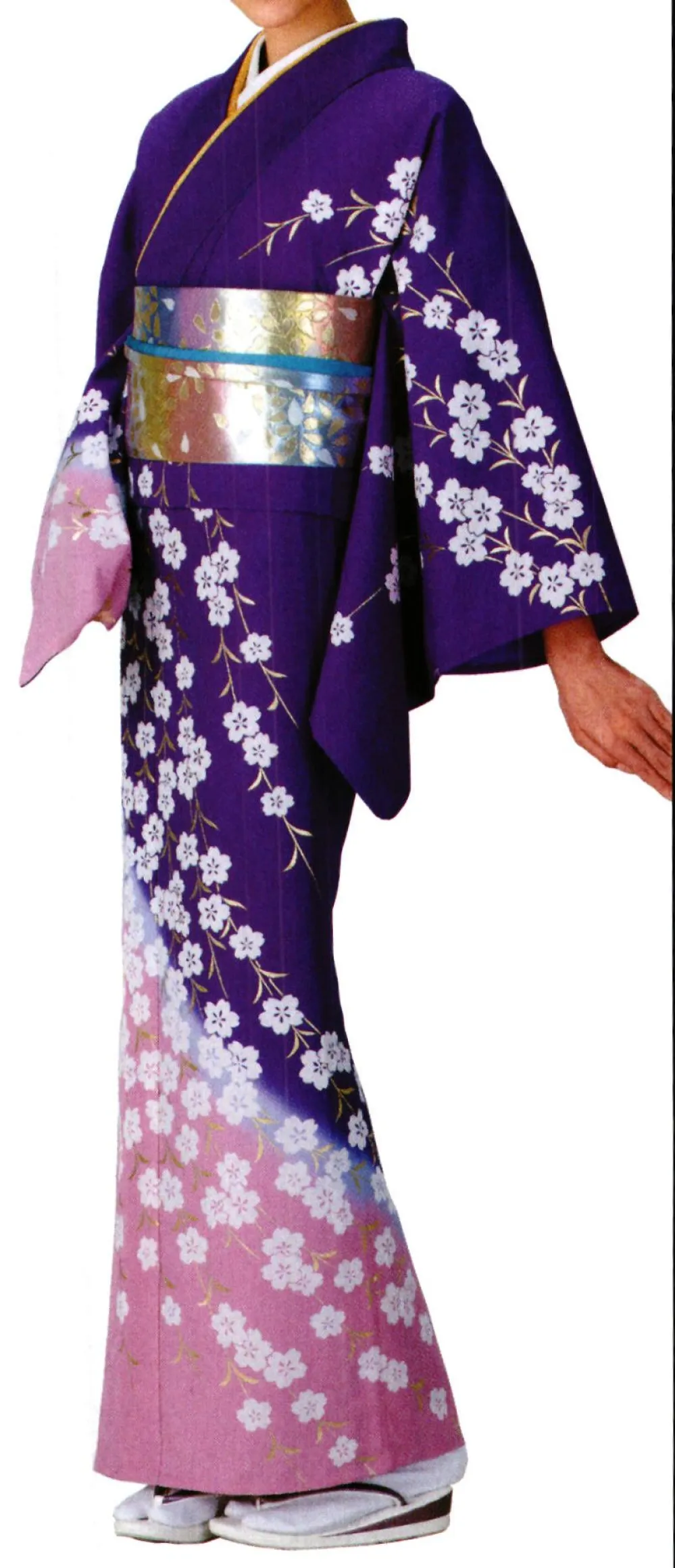 一越絵羽着物反物 着物 きもの | お祭天国 きぬずれ踊衣裳 M-YU1-62144.1000.webp