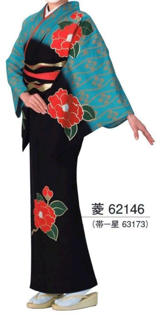 東京ゆかた 62146 きぬずれ踊衣装 一越絵羽 菱印（反物） ※この商品は反物です。※この商品の旧品番は「22148」です。※この商品はご注文後のキャンセル、返品及び交換は出来ませんのでご注意下さい。※なお、この商品のお支払方法は、先振込（代金引換以外）にて承り、ご入金確認後の手配となります。