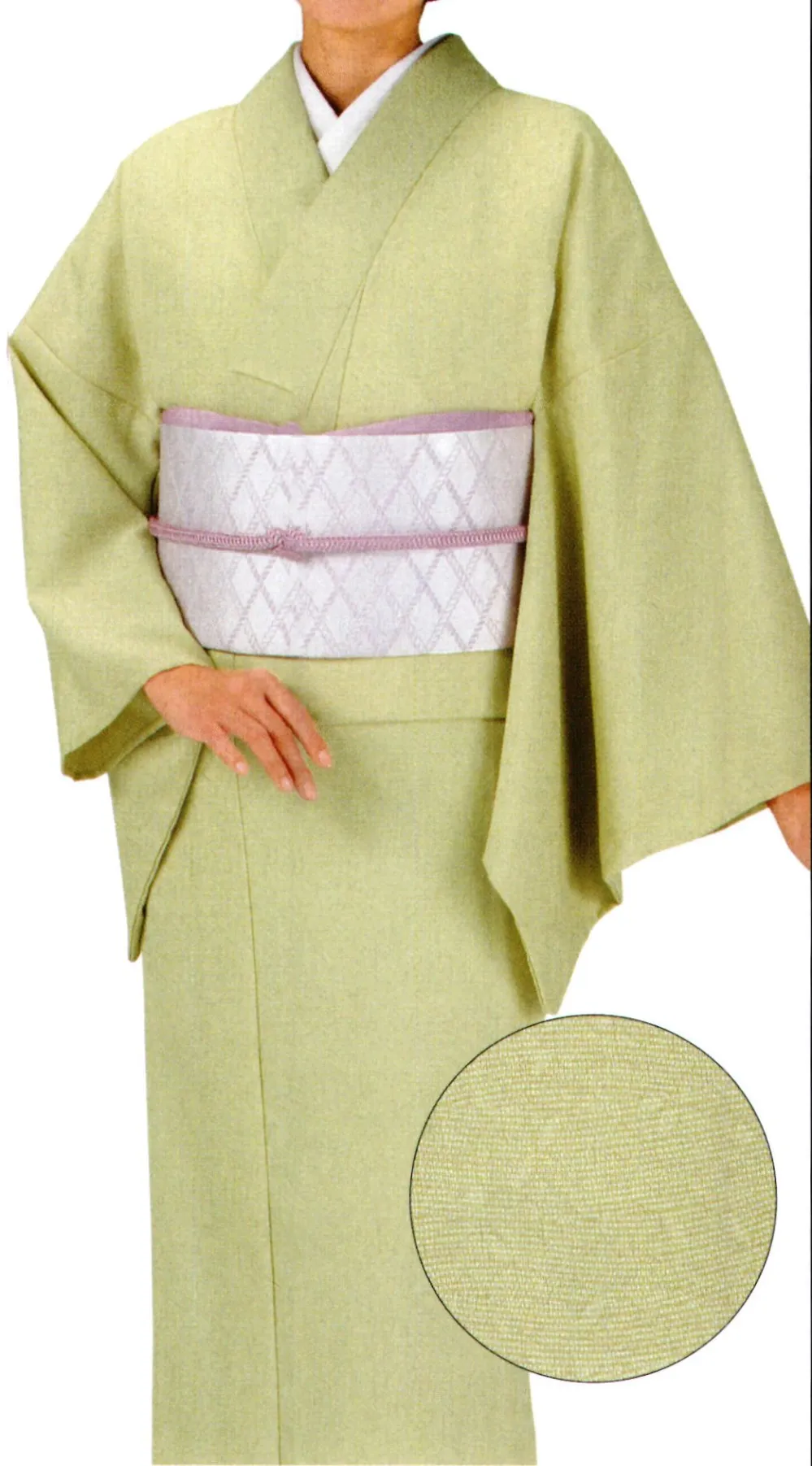 フランス縞小紋着尺 賓印（反物） 東京ゆかた 62401 祭り用品・浴衣