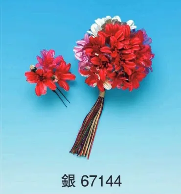 東京ゆかた 67144 髪飾り 銀印 ※この商品はご注文後のキャンセル、返品及び交換は出来ませんのでご注意下さい。※なお、この商品のお支払方法は、前払いにて承り、ご入金確認後の手配となります。