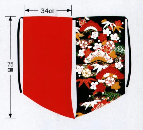 東京ゆかた 60768 よさこい前掛け 未印 ※この商品はご注文後のキャンセル、返品及び交換は出来ませんのでご注意下さい。※なお、この商品のお支払方法は、前払いにて承り、ご入金確認後の手配となります。 サイズ／スペック